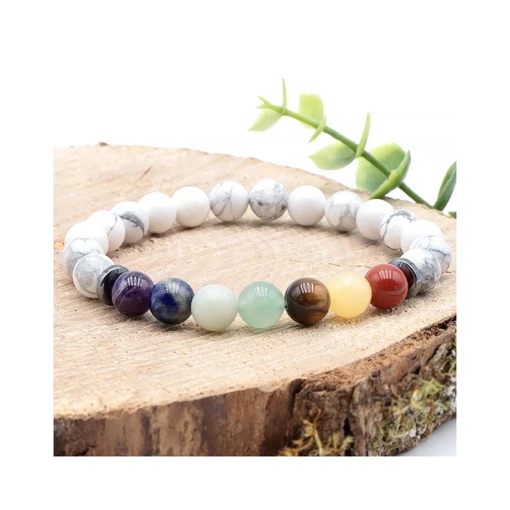 Pochon prêt à offrir 7 chakras Pierres Naturelles de lithothérapie