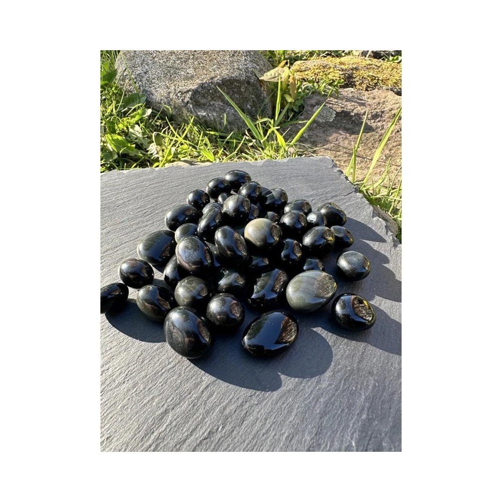 Obsidienne Oeil Céleste - Pierre naturelle de lithothérapie