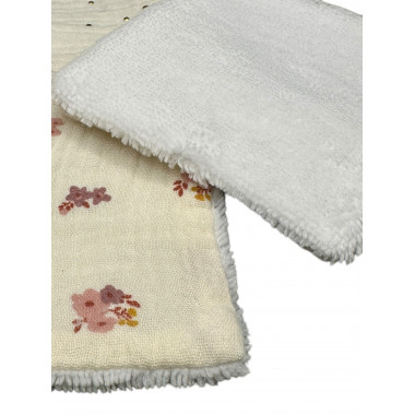 Coton Lavable - lot de 3 assortis - Ecologique - Champêtre