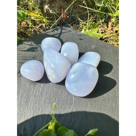 Calcédoine bleue - Pierre naturelle de lithothérapie