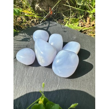 Calcédoine bleue - Pierre naturelle de lithothérapie
