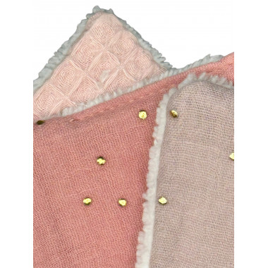 Coton Lavable - lot de 3 assortis - Ecologique - Matin Rose