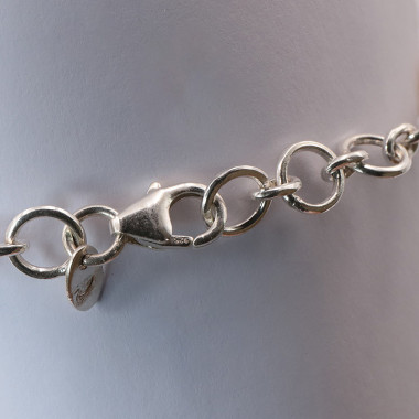 Bracelet Améthyste & Argent 925 - 17/21cm - Qualité AA+