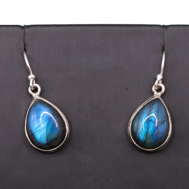 Boucles d'oreilles Labradorite & Argent 925  - Qualité AAA