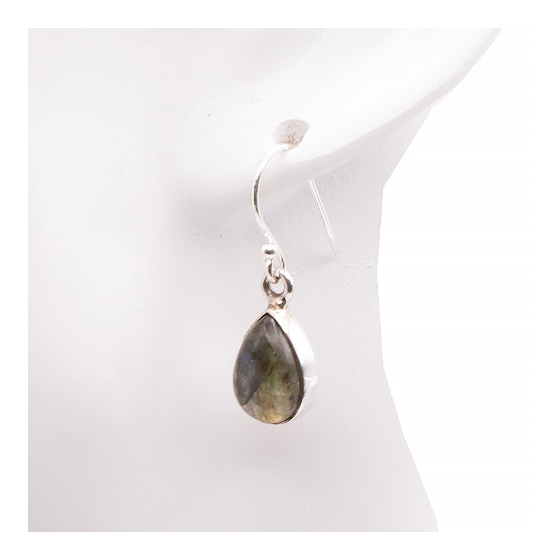 Boucles d'oreilles Labradorite & Argent 925  - Qualité AAA