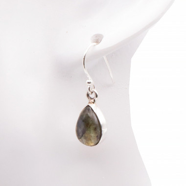 Boucles d'oreilles Labradorite & Argent 925  - Qualité AAA