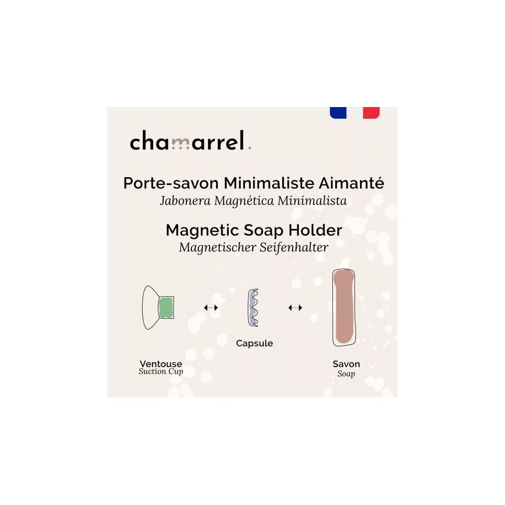 Porte savon minimaliste - Fabrication Française