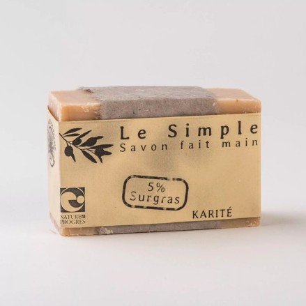 Savon artisanal au karité et amandon de prune