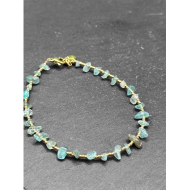 Chevillère Agate bleue