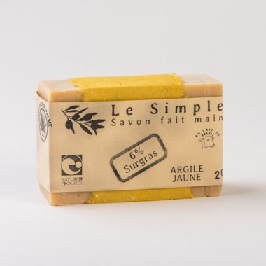 Savon Artisanal Argile Jaune & Lait de Brebis