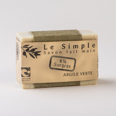 Savon Artisanal Argile Verte