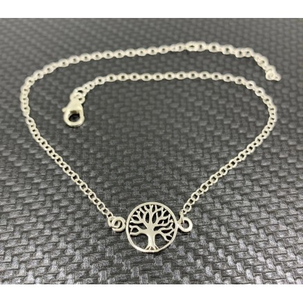 Bracelet argent & Arbre de vie