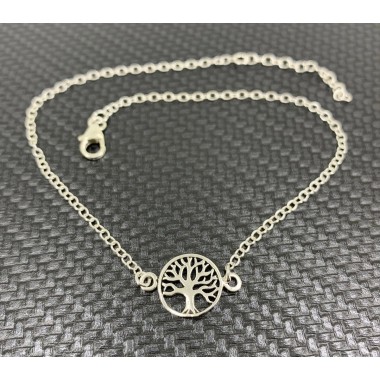 Bracelet argent & Arbre de vie