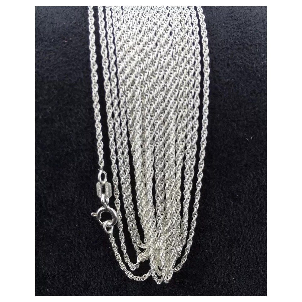 Chaine Argent maille torsadée