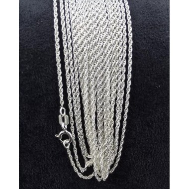 Chaine Argent maille torsadée