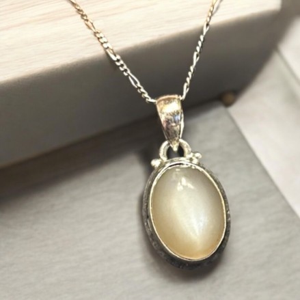 Pendentif Pierre de lune & Argent