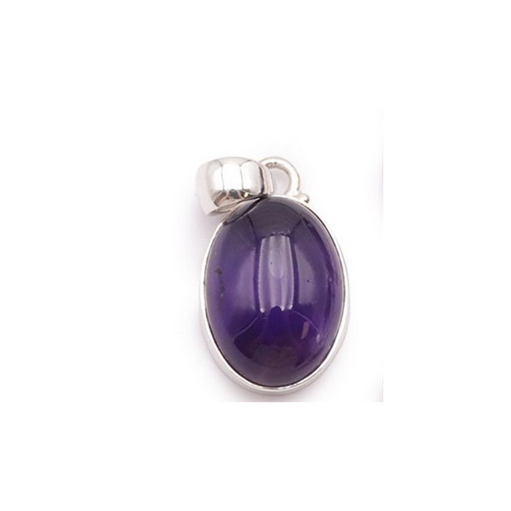 Pendentif Améthyste & Argent Pendentif Améthyste & Argent