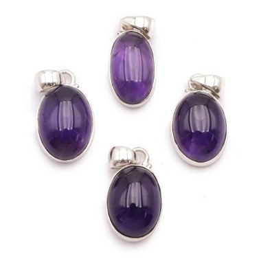 Pendentif Améthyste & Argent