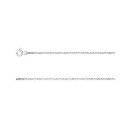 Chaine Argent maille Figaro