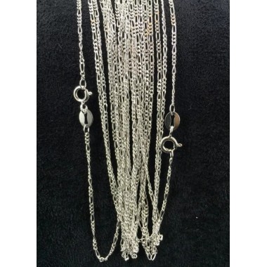 Chaine Argent maille Figaro