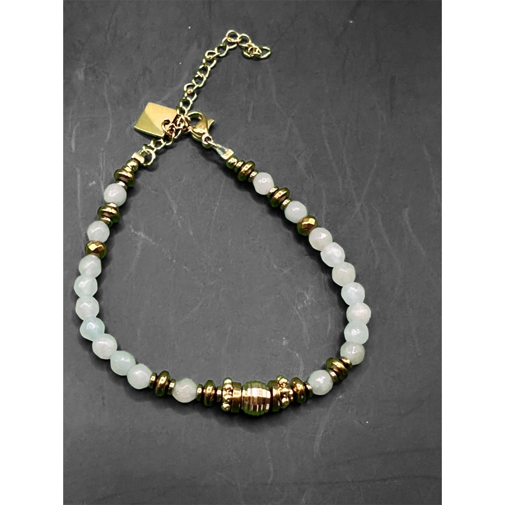 Bracelet Perle Amazonite Nina BEI