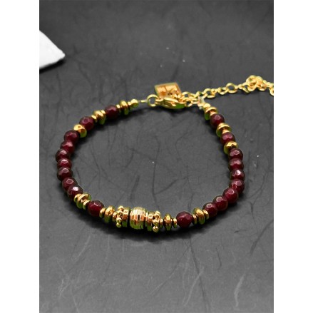 Bracelet Perle Grenat Nina BEI