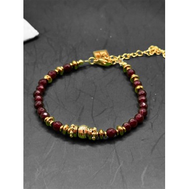 Bracelet Perle Grenat Nina BEI