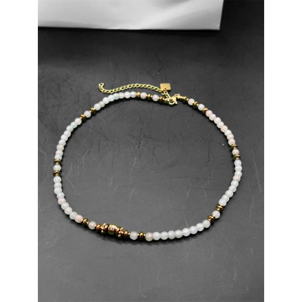 Collier Perle amazonite Nina BEI