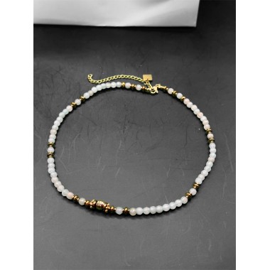 Collier Perle amazonite Nina BEI