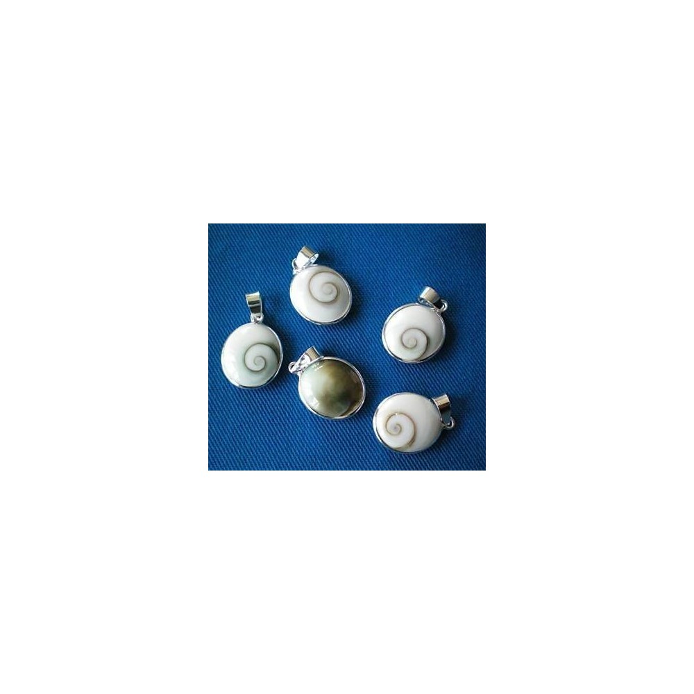 Pendentif Oeil de Sainte Lucie & Argent