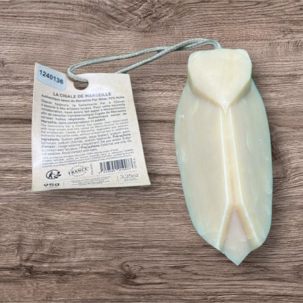 Savon de Marseille "Cigale" sur Corde