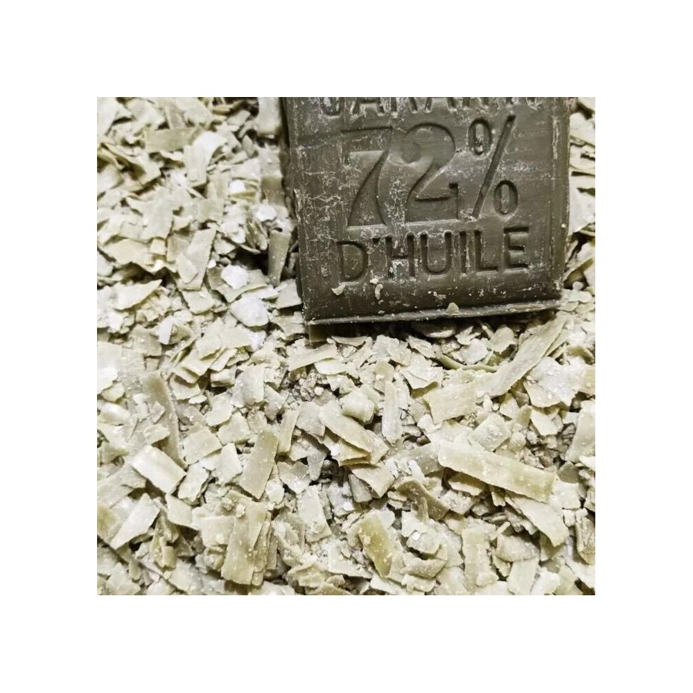 Savon de Marseille "l'Olive" sur Corde