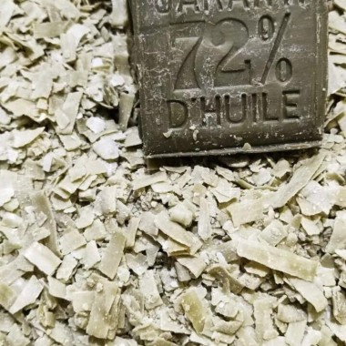 Savon de Marseille "l'Olive" sur Corde