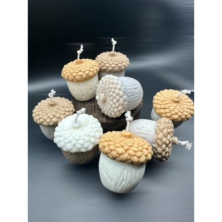 Bougie Gland déco d'Automne Parfumée 105g