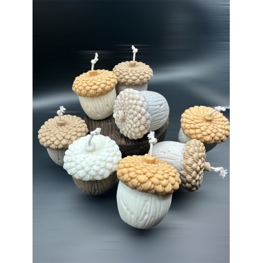 Bougie Gland déco d'Automne Parfumée 105g
